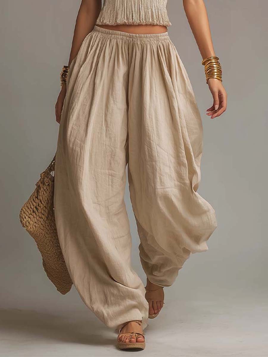 FLORENCE | HALTER TOP AND HAREM TROUSER SET