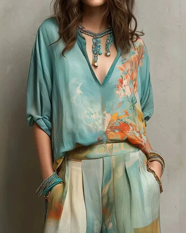 AUDREY | BOHO CHIC WATERCOLOUR-PRINT SET