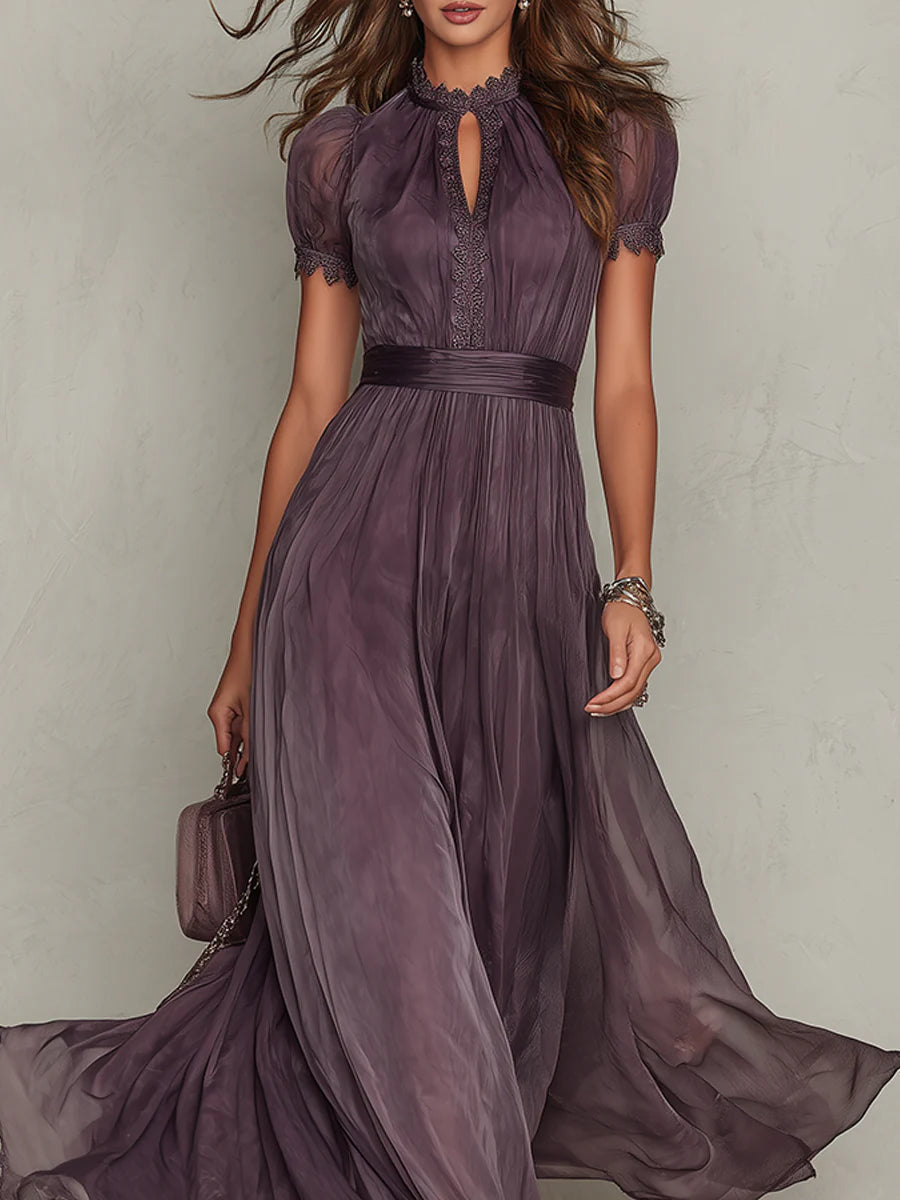 DAISY | MAXI DRESS WITH LACE DETAIL