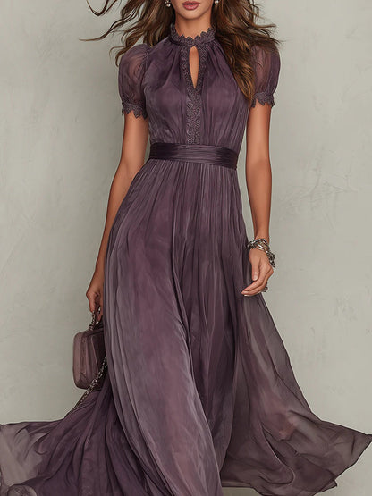 DAISY | MAXI DRESS WITH LACE DETAIL