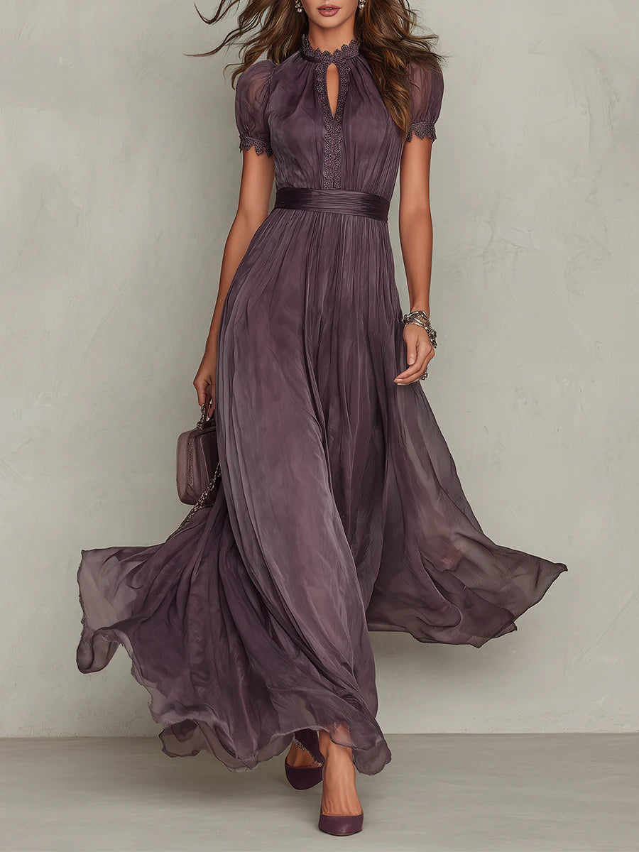 DAISY | MAXI DRESS WITH LACE DETAIL